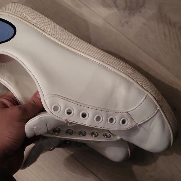 White prada leather shoes size 37.5 ladies - Picture 8 of 8